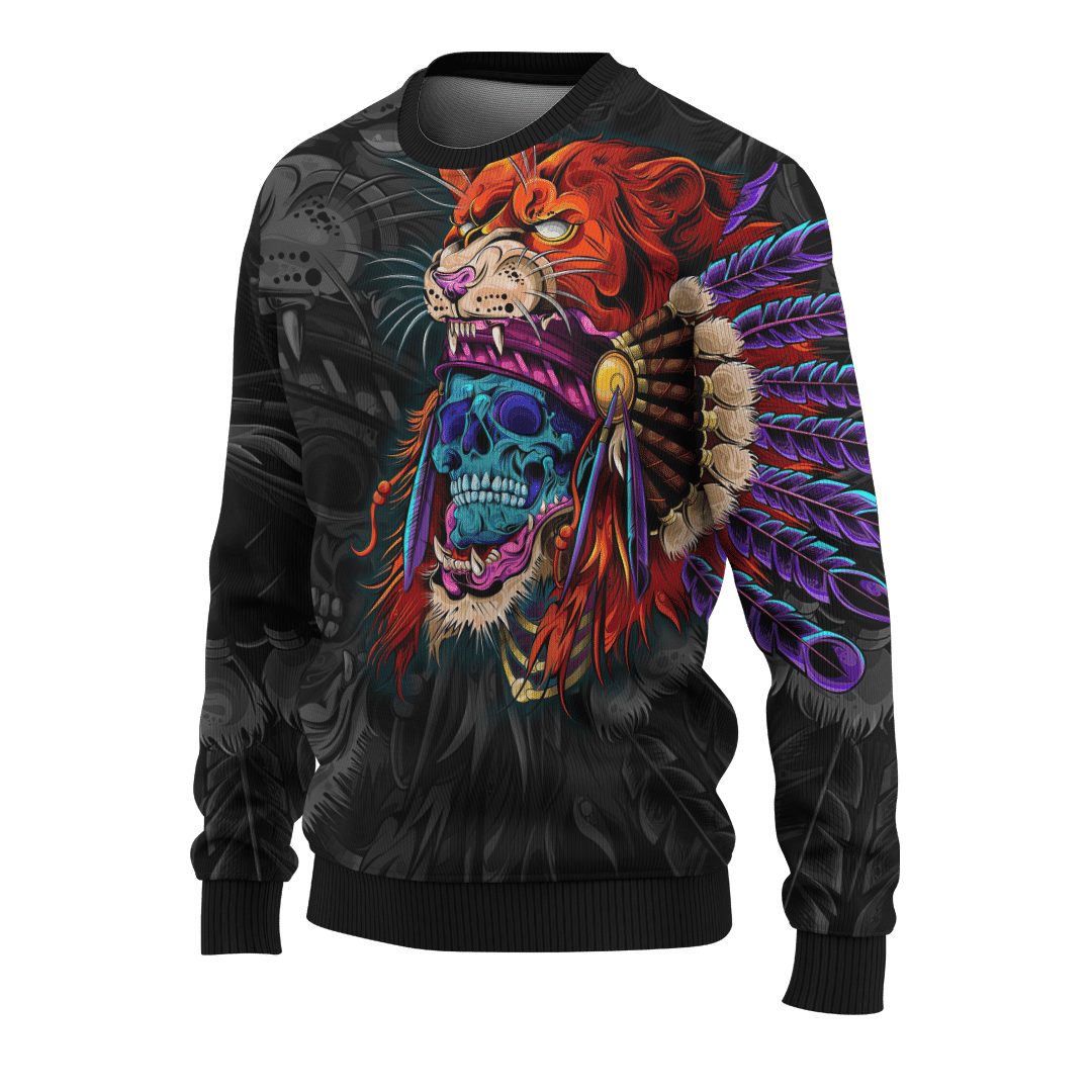 Aztec Warrior Tribe Maya Aztec Calendar Customized 3D All Over Printed hoodie