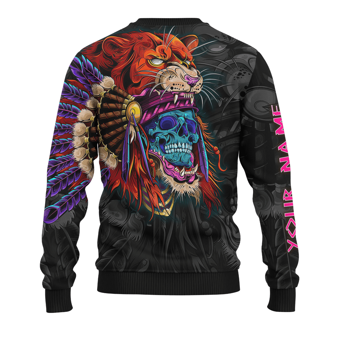 Aztec Warrior Tribe Maya Aztec Calendar Customized 3D All Over Printed hoodie