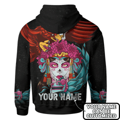 Aztec Calavera Skull Maya Aztec Mexican Mural Art Customized 3D All Over Printed hoodie