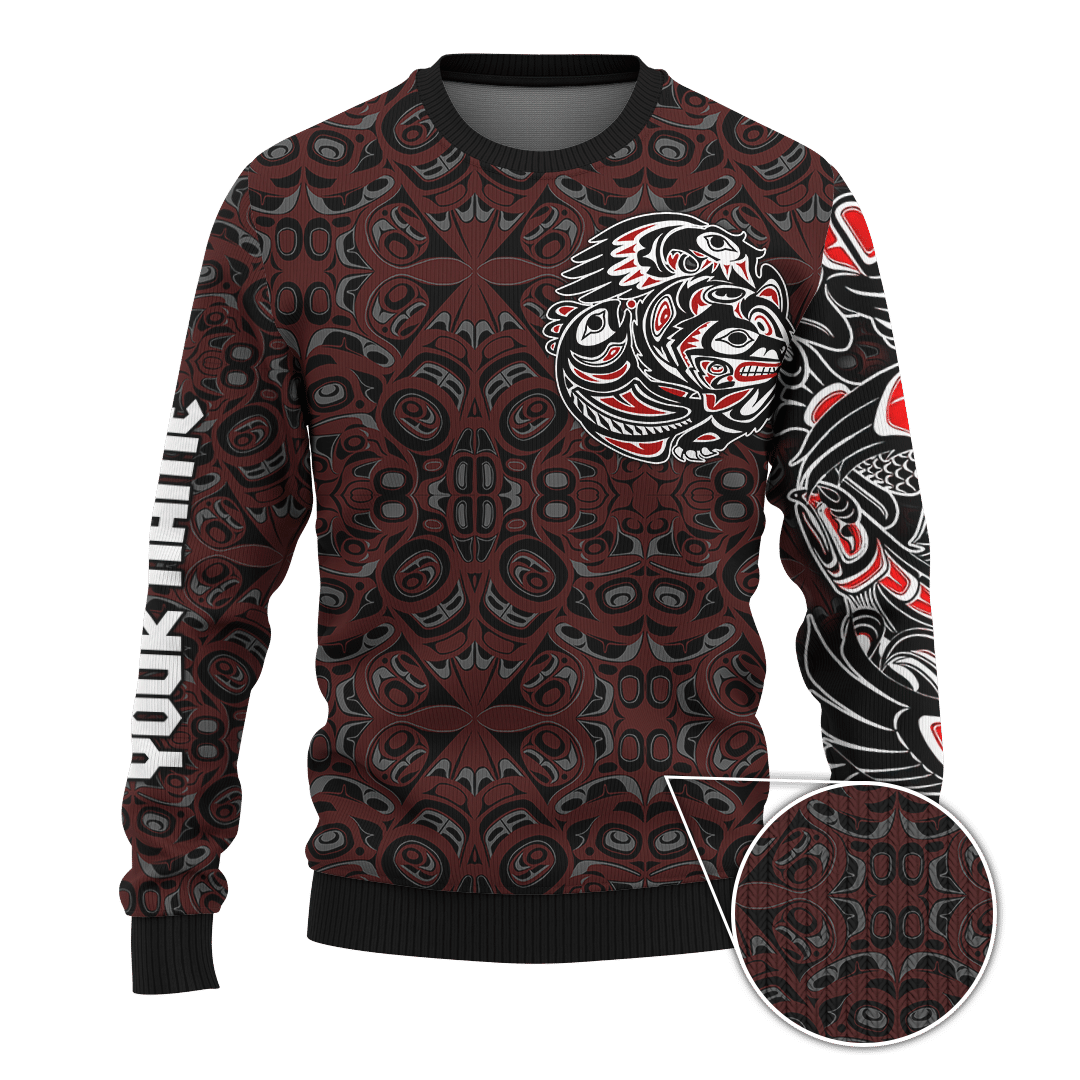 Animals Native American Pacific Northwest Style Customized All Over Printed Shirt - Am Style Design - Amaze Style™