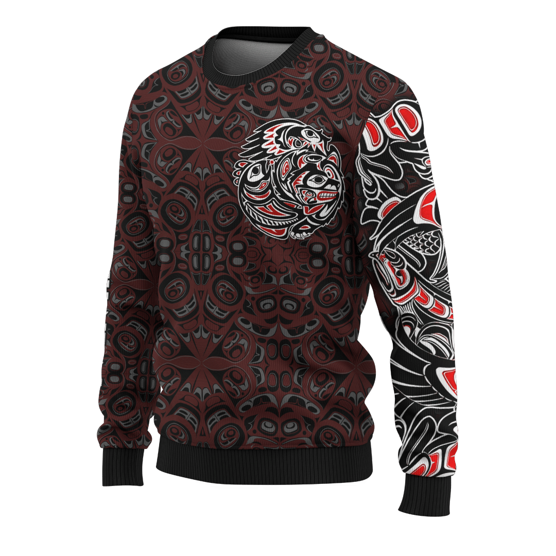 Animals Native American Pacific Northwest Style Customized All Over Printed Shirt - Am Style Design - Amaze Style™