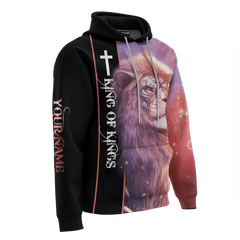 Jesus Lion King Of Kings Customized 3D All Over Printed Shirt - AM Style Design - Amaze Style™