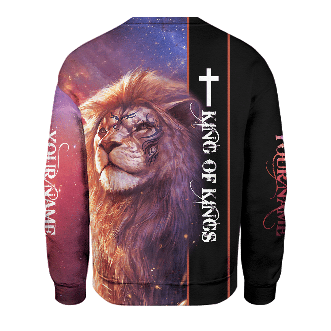 Jesus Lion King Of Kings Customized 3D All Over Printed Shirt - AM Style Design - Amaze Style™