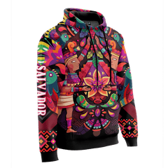 Aztec Flower Couple Maya Aztec Customized 3D All Over Printed Shirt - AM Style Design - Amaze Style™