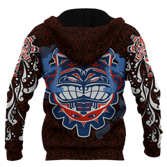 Japanese Samurai Mask Native American Pacific Northwest Style Customized All Over Printed Shirt - Am Style Design - Amaze Style™