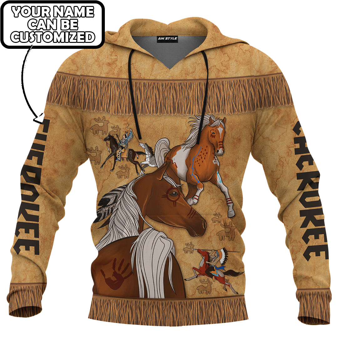 Indian Horse Tattoo Native American Style Customized All Over Printed Shirts - Am Style Design - Amaze Style™