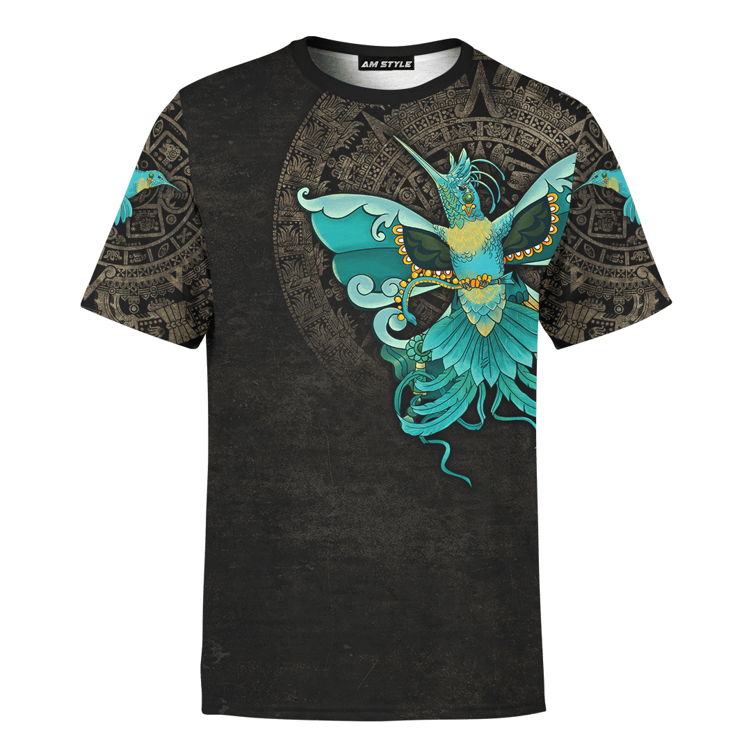 Aztec Hummingbird Itzpapalotl Maya Aztec Customized 3D All Over Printed Shirt - AM Style Design - Amaze Style™