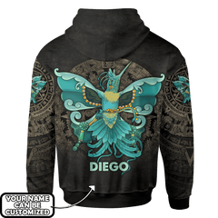 Aztec Hummingbird Itzpapalotl Maya Aztec Customized 3D All Over Printed Shirt - AM Style Design - Amaze Style™