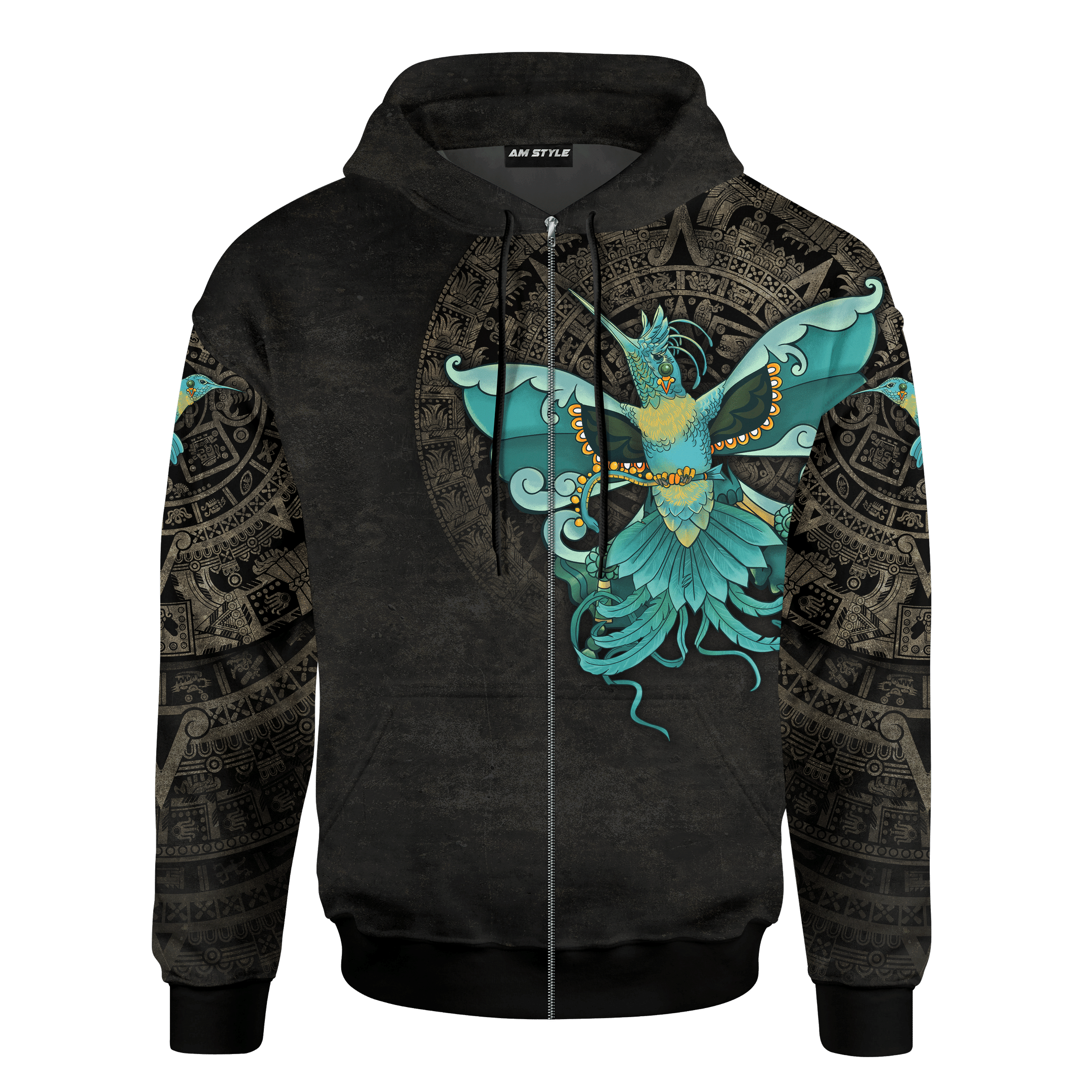 Aztec Hummingbird Itzpapalotl Maya Aztec Customized 3D All Over Printed Shirt - AM Style Design - Amaze Style™