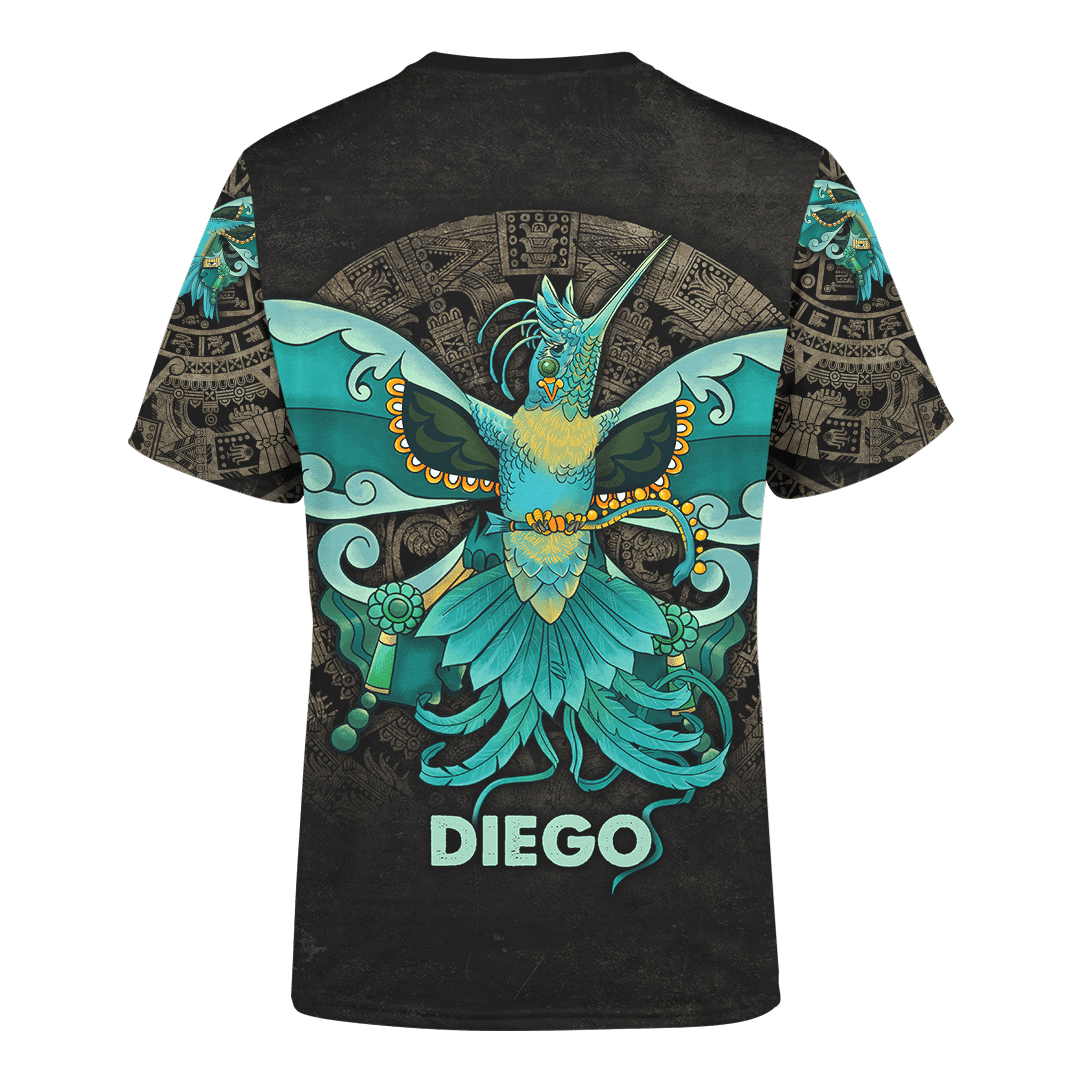 Aztec Hummingbird Itzpapalotl Maya Aztec Customized 3D All Over Printed Shirt - AM Style Design - Amaze Style™