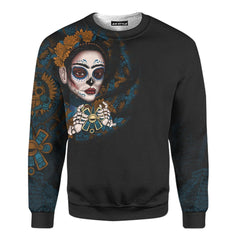 AM Style Aztec Mayan Mexico Frida Kahlo Day Of The Dead 3d All Over Printed Shirt Hoodie - Amaze Style™