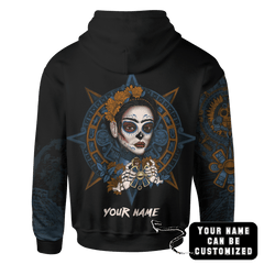 AM Style Aztec Mayan Mexico Frida Kahlo Day Of The Dead 3d All Over Printed Shirt Hoodie - Amaze Style™