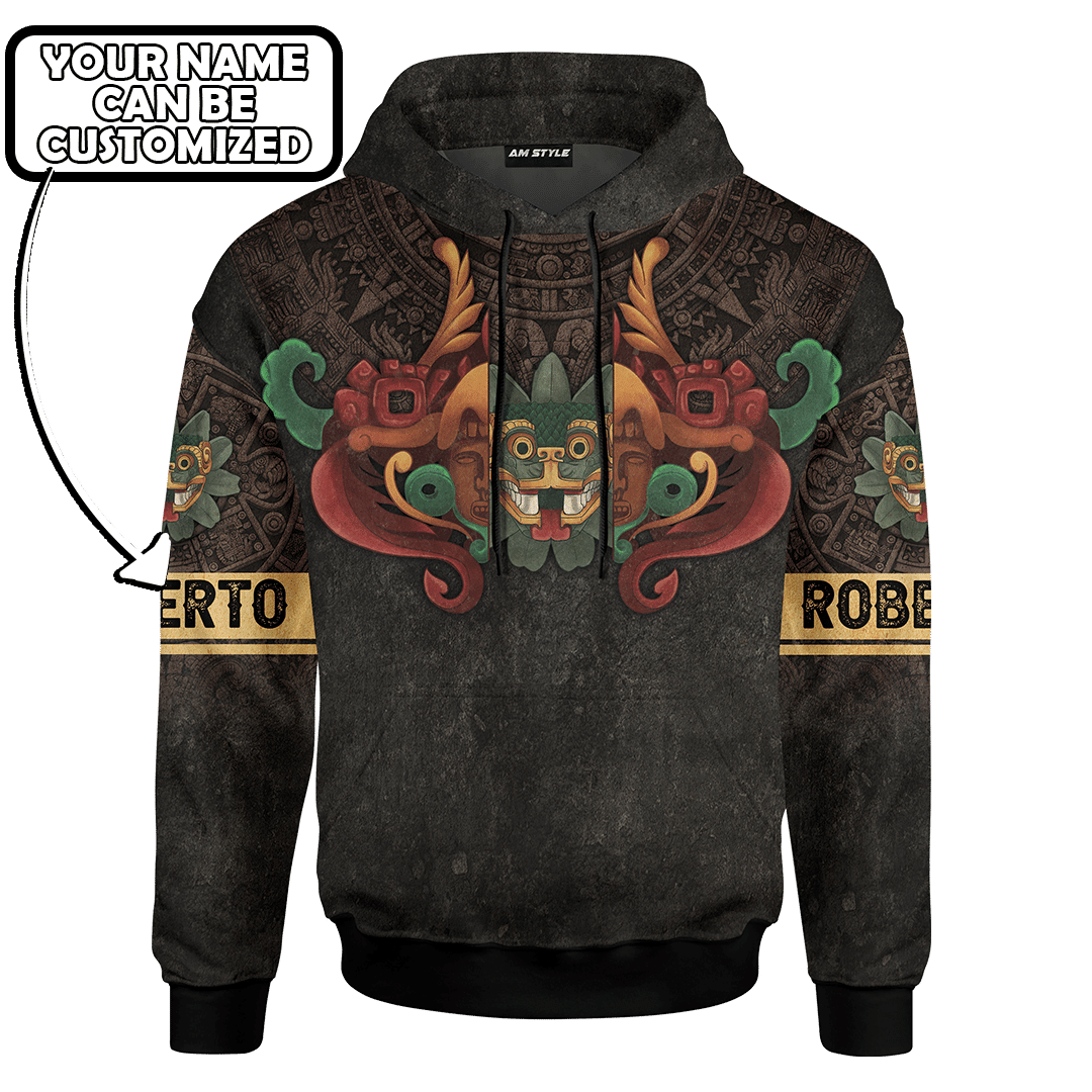 Aztec Fire Serpent Quetzalcoatl Maya Aztec Customized 3D All Over Printed Shirt - AM Style Design - Amaze Style™