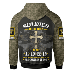 Army Of God - Jesus Customized 3D All Overprinted Shirts - AM Style Design™ - Amaze Style™