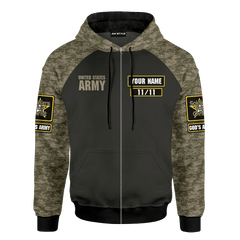 Army Of God - Jesus Customized 3D All Overprinted Shirts - AM Style Design™ - Amaze Style™