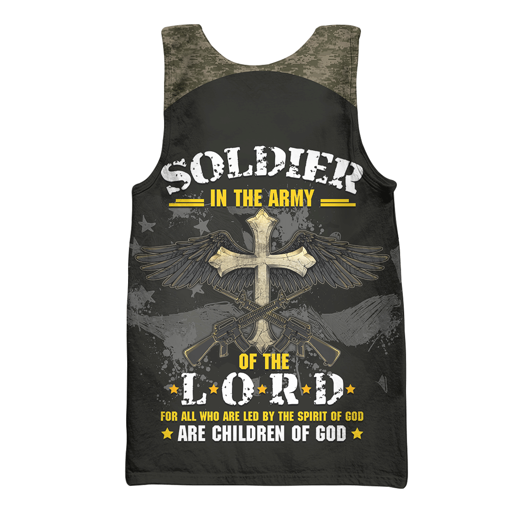 Army Of God - Jesus Customized 3D All Overprinted Shirts - AM Style Design™ - Amaze Style™