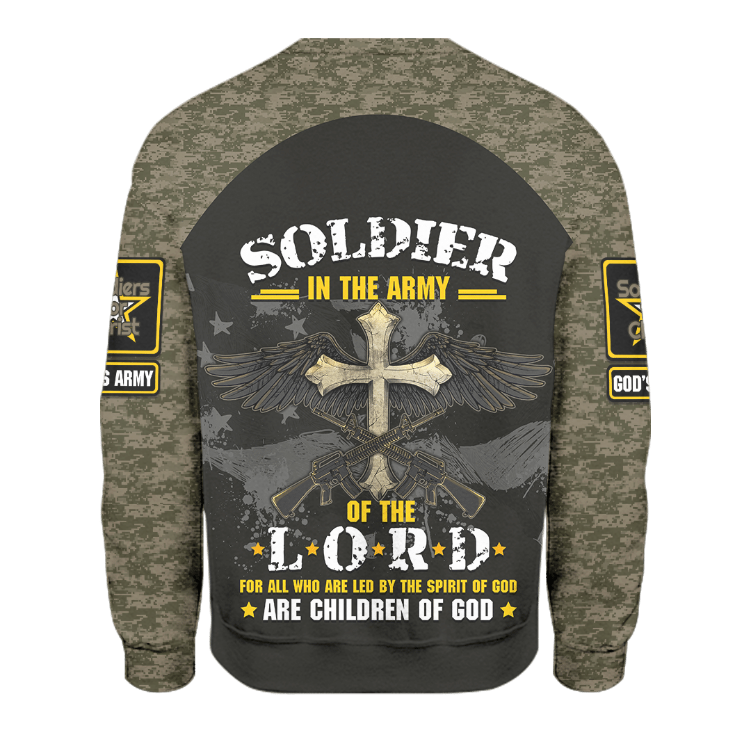 Army Of God - Jesus Customized 3D All Overprinted Shirts - AM Style Design™ - Amaze Style™