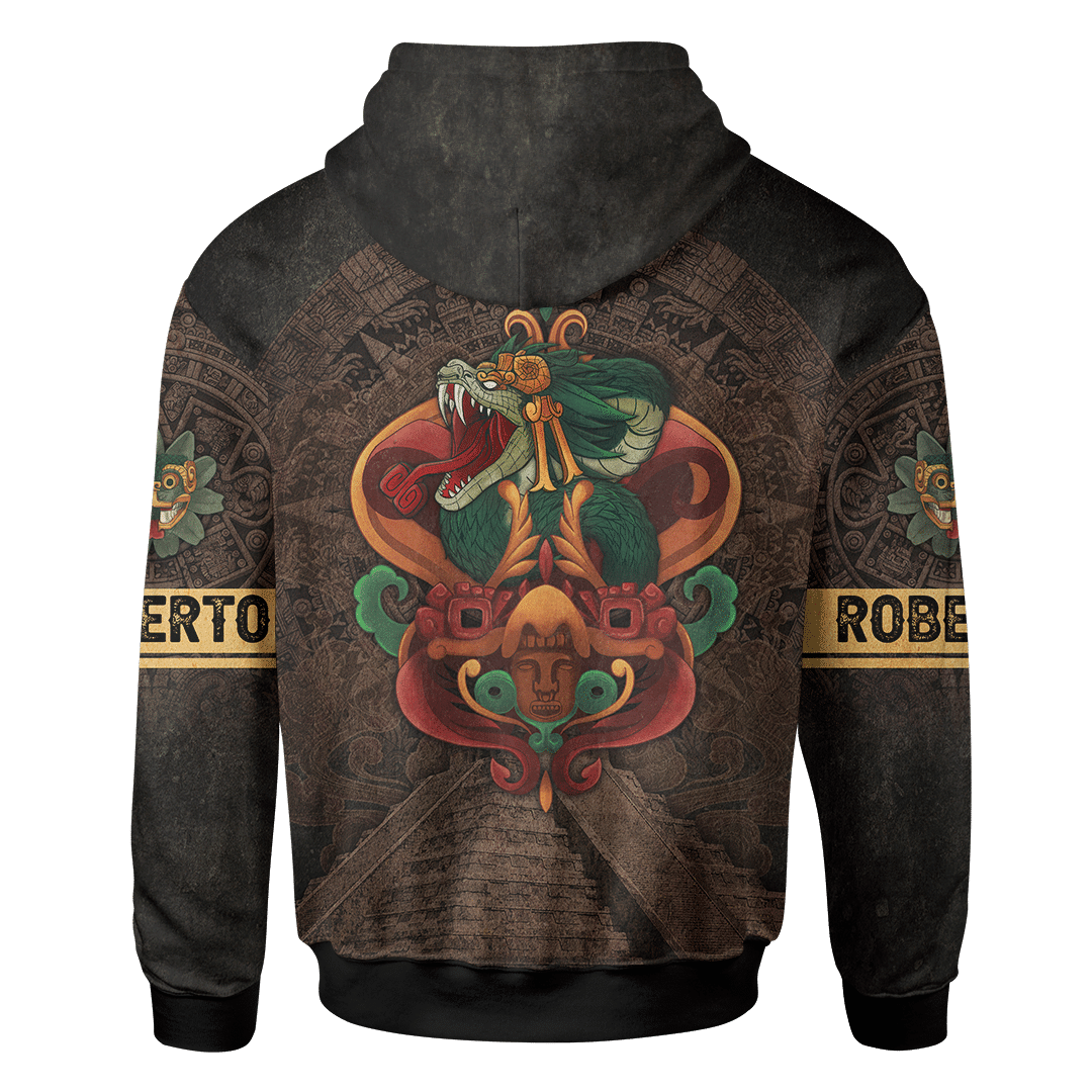 Aztec Fire Serpent Quetzalcoatl Maya Aztec Customized 3D All Over Printed Shirt - AM Style Design - Amaze Style™