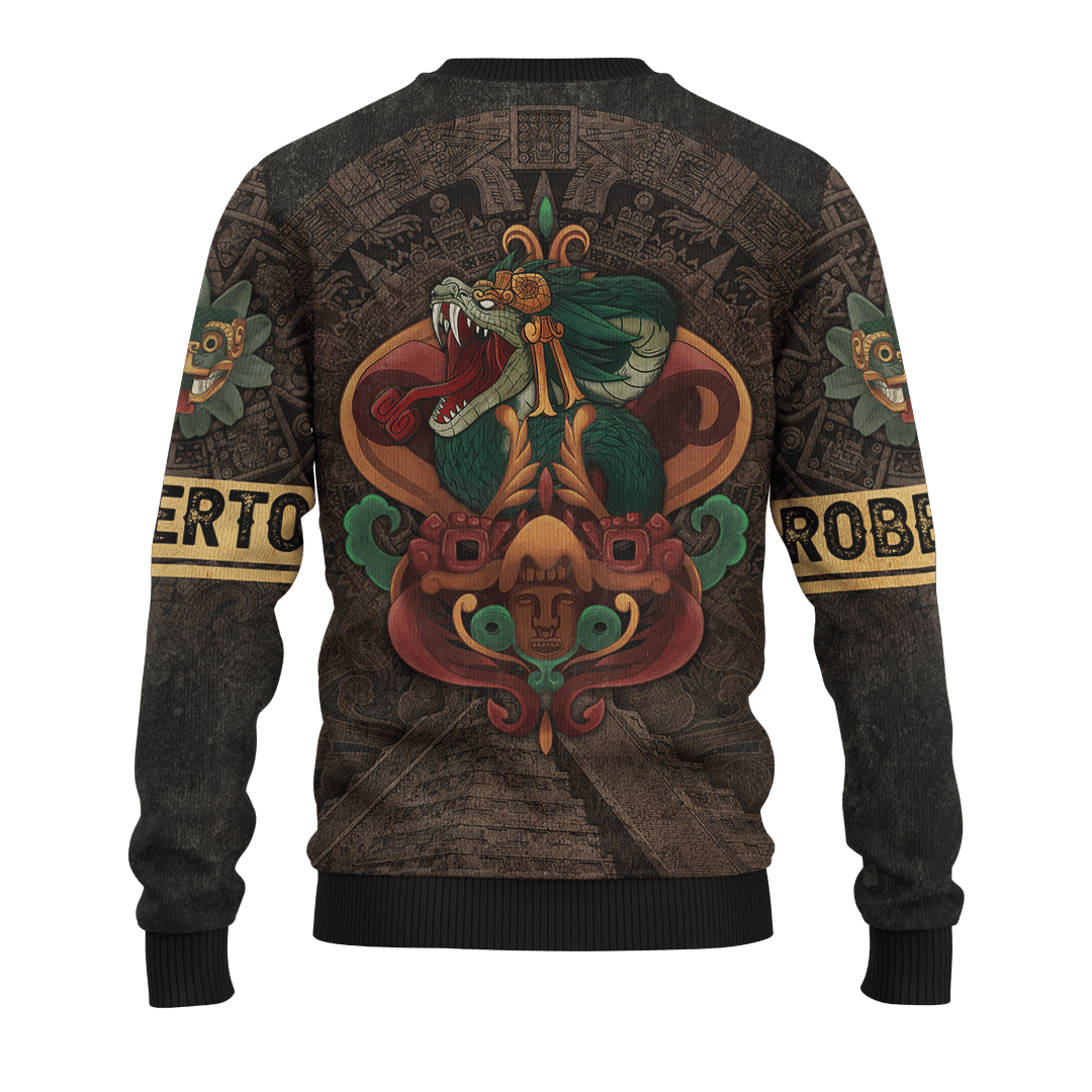 Aztec Fire Serpent Quetzalcoatl Maya Aztec Customized 3D All Over Printed Shirt - AM Style Design - Amaze Style™