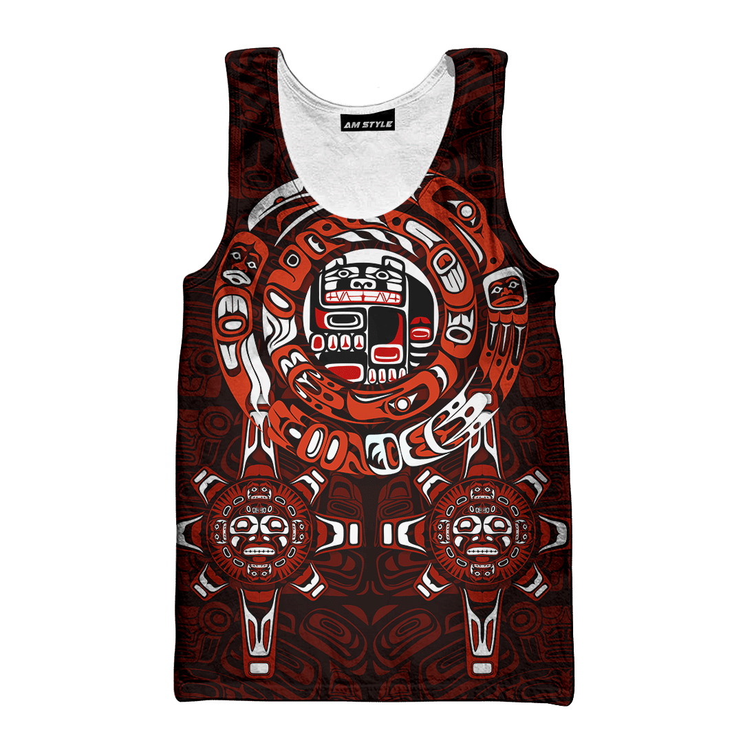 Bear Tattoo Native American Pacific Northwest Style Customized All Over Printed Shirt - Am Style Design - Amaze Style™