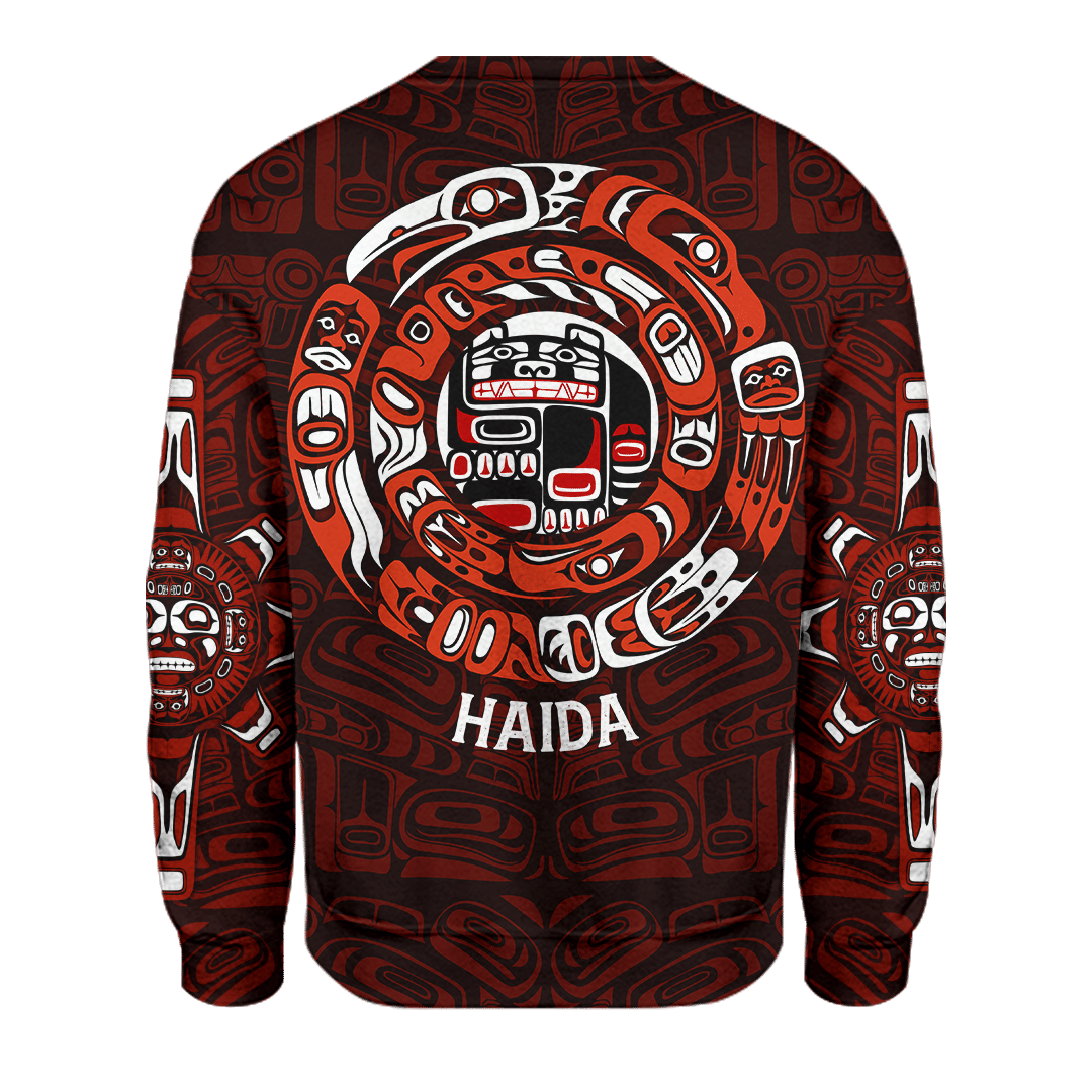 Bear Tattoo Native American Pacific Northwest Style Customized All Over Printed Shirt - Am Style Design - Amaze Style™