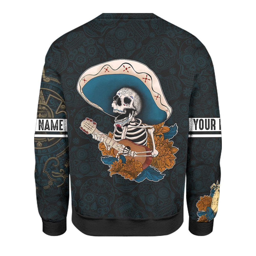 AM Style Aztec Mayan Mexico Sugar Skull Dia De Muertos  3d All Over Printed Shirt Hoodie - Amaze Style™