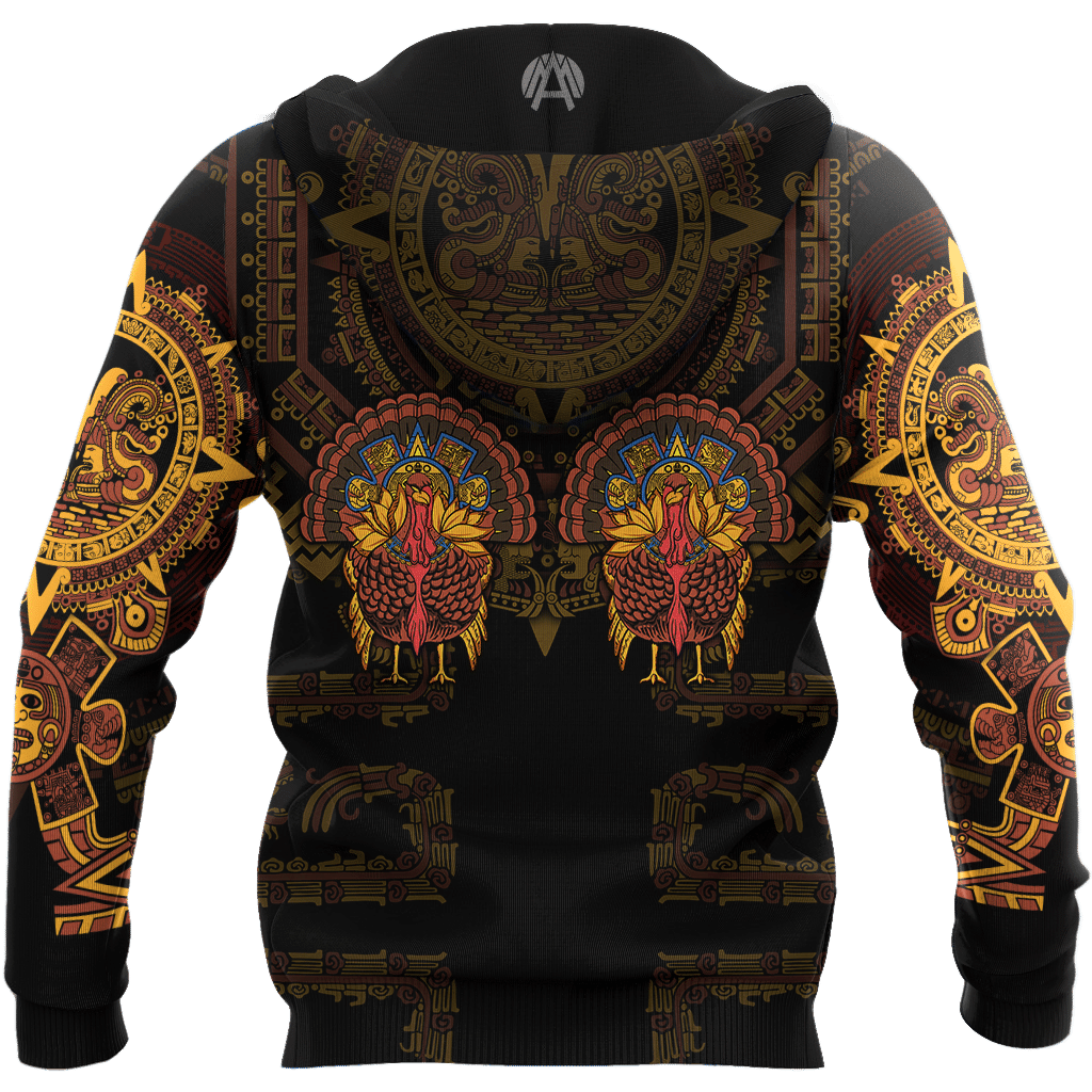 Aztec Mayan Aztec Turkey Thanksgiving 3d All Over Printed Shirt Am Style - Amaze Style™