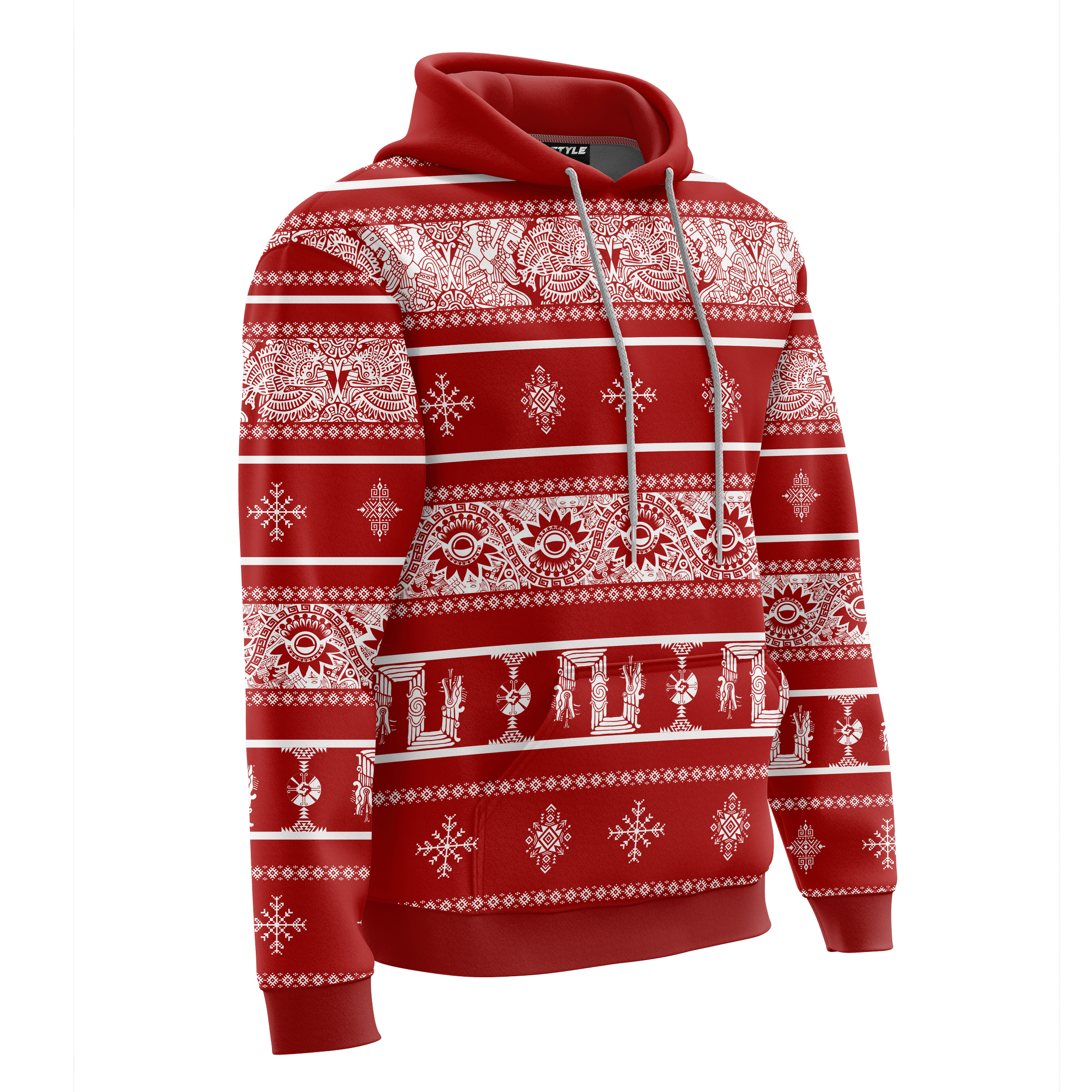 Aztec Christmas Aztec Maya Mexica Christmas Customized 3D All Over Printed Sweater- AM Style Design - Amaze Style™