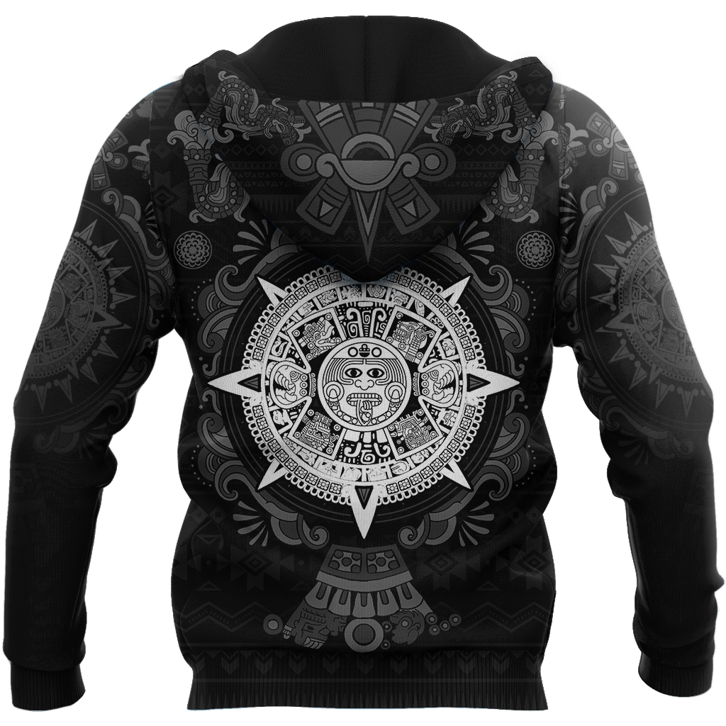 Mexico Aztec Turkey Sun Stone Thanksgiving Monochrome All Over Printed Unisex Shirts - AM Style - Amaze Style™