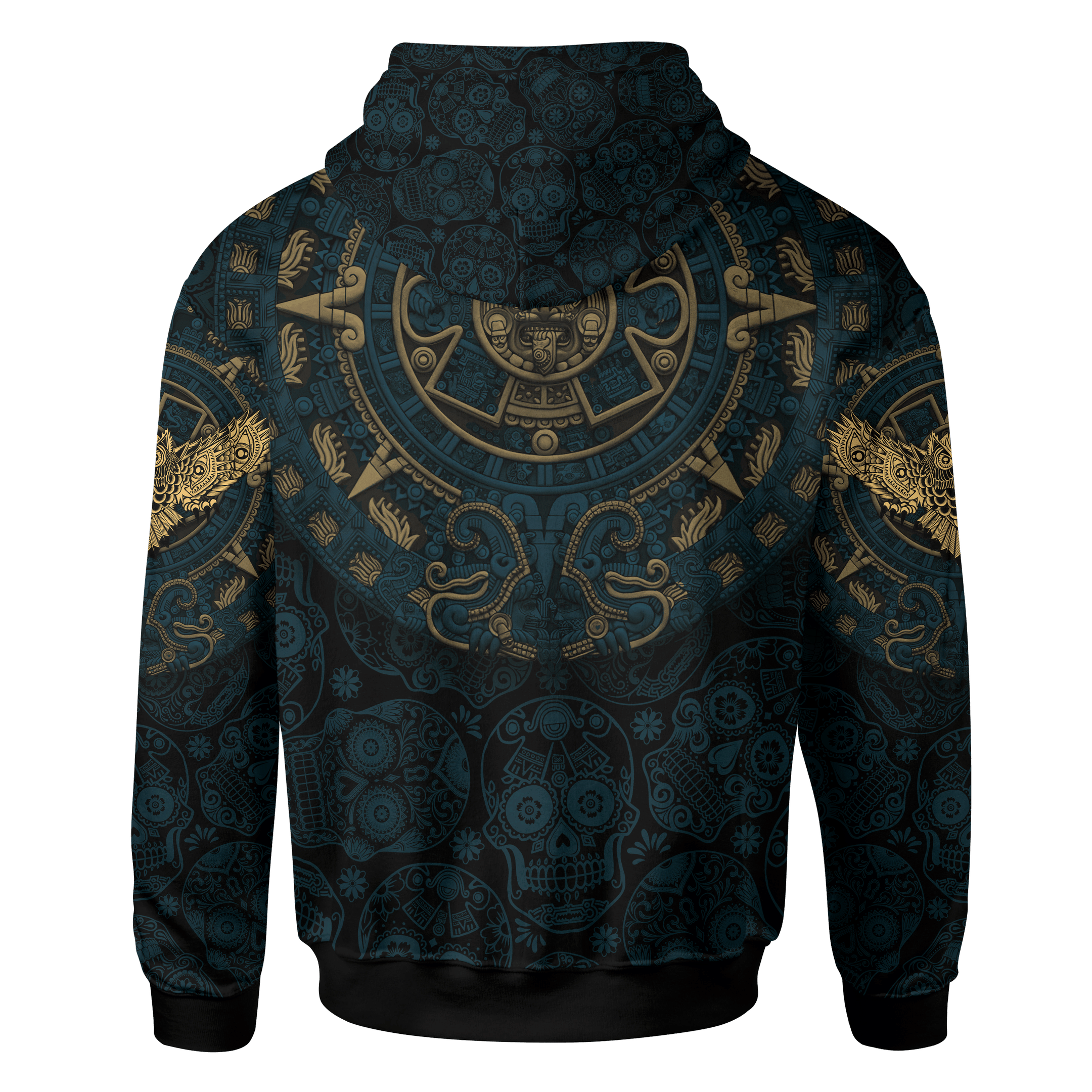 AM Style Aztec Mayan Mexico Owl And Sugar Skull Day Of The Dead 3d All Over Printed Shirt Hoodie - Amaze Style™