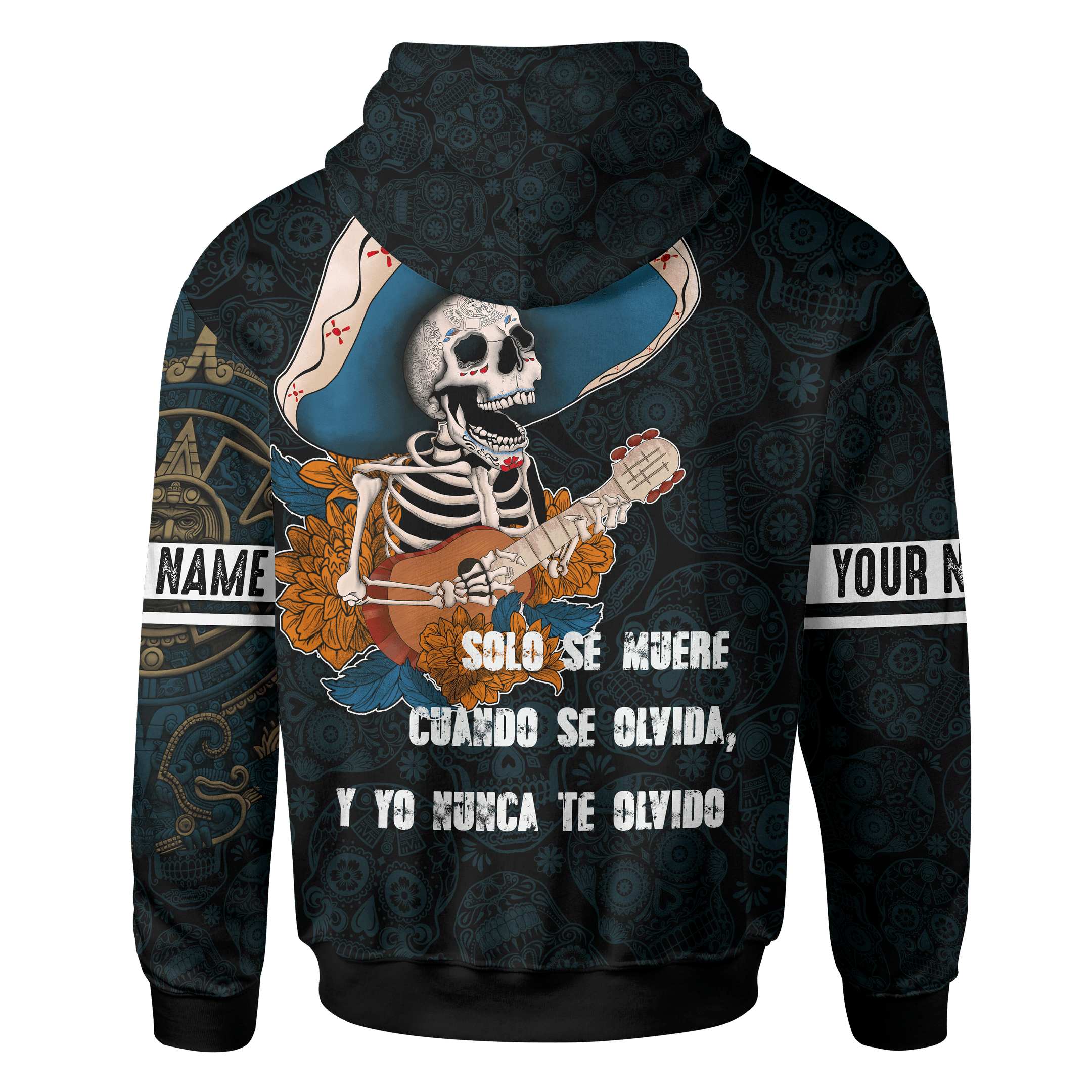 Aztec Mayan Mexico Sugar Skull Dia De Muertos  3d All Over Printed Shirt - AM Style Design - Amaze Style™