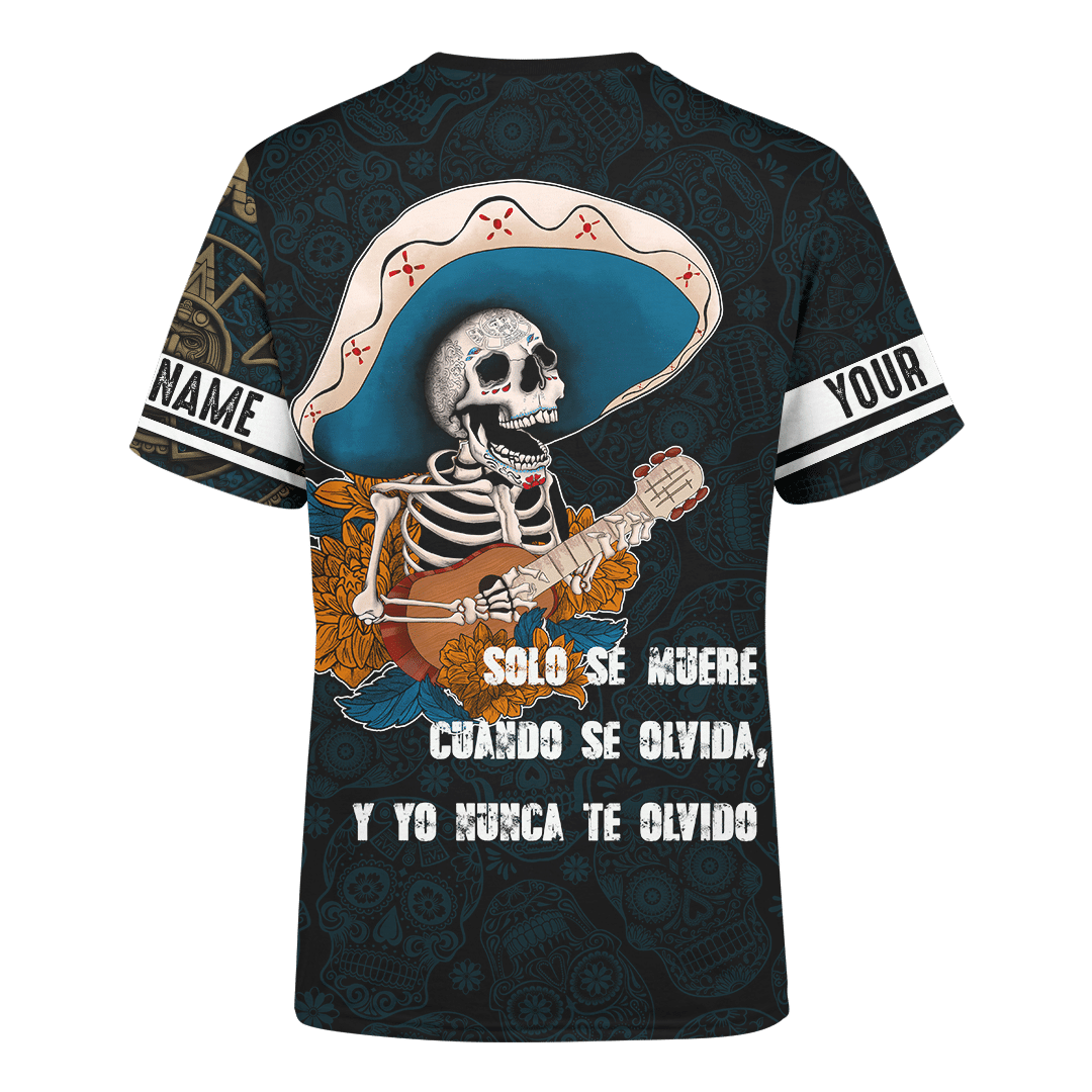 Aztec Mayan Mexico Sugar Skull Dia De Muertos  3d All Over Printed Shirt - AM Style Design™ - Amaze Style™