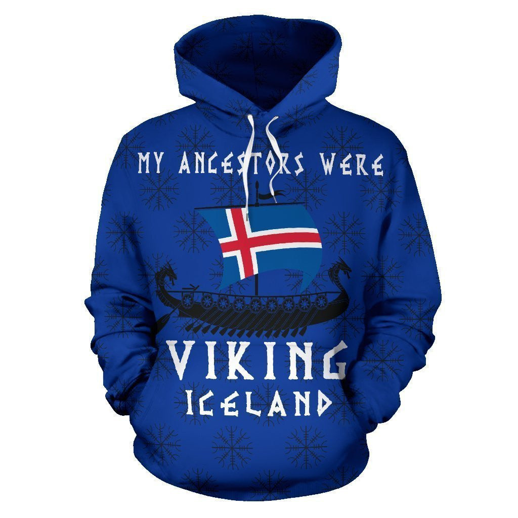 Iceland - My Ancestors Were Viking Hoodie A7 - Amaze Style™-ALL OVER PRINT HOODIES (P)