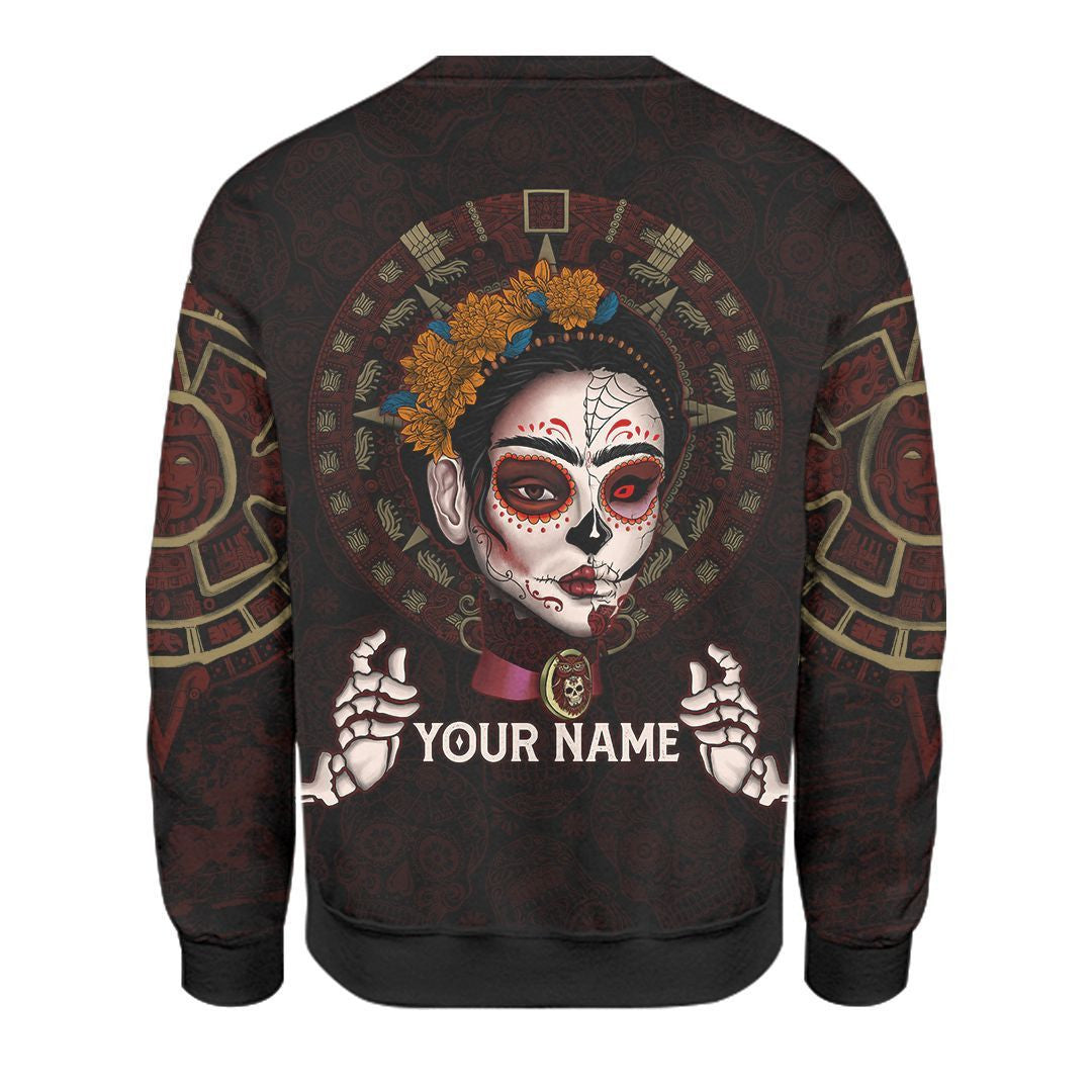 AM Style Aztec Mayan Mexico Sugar Skull Dia De Muertos  3d All Over Printed Shirt Hoodie - Amaze Style™