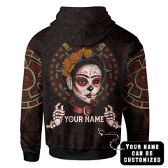 AM Style Aztec Mayan Mexico Sugar Skull Dia De Muertos  3d All Over Printed Shirt Hoodie - Amaze Style™