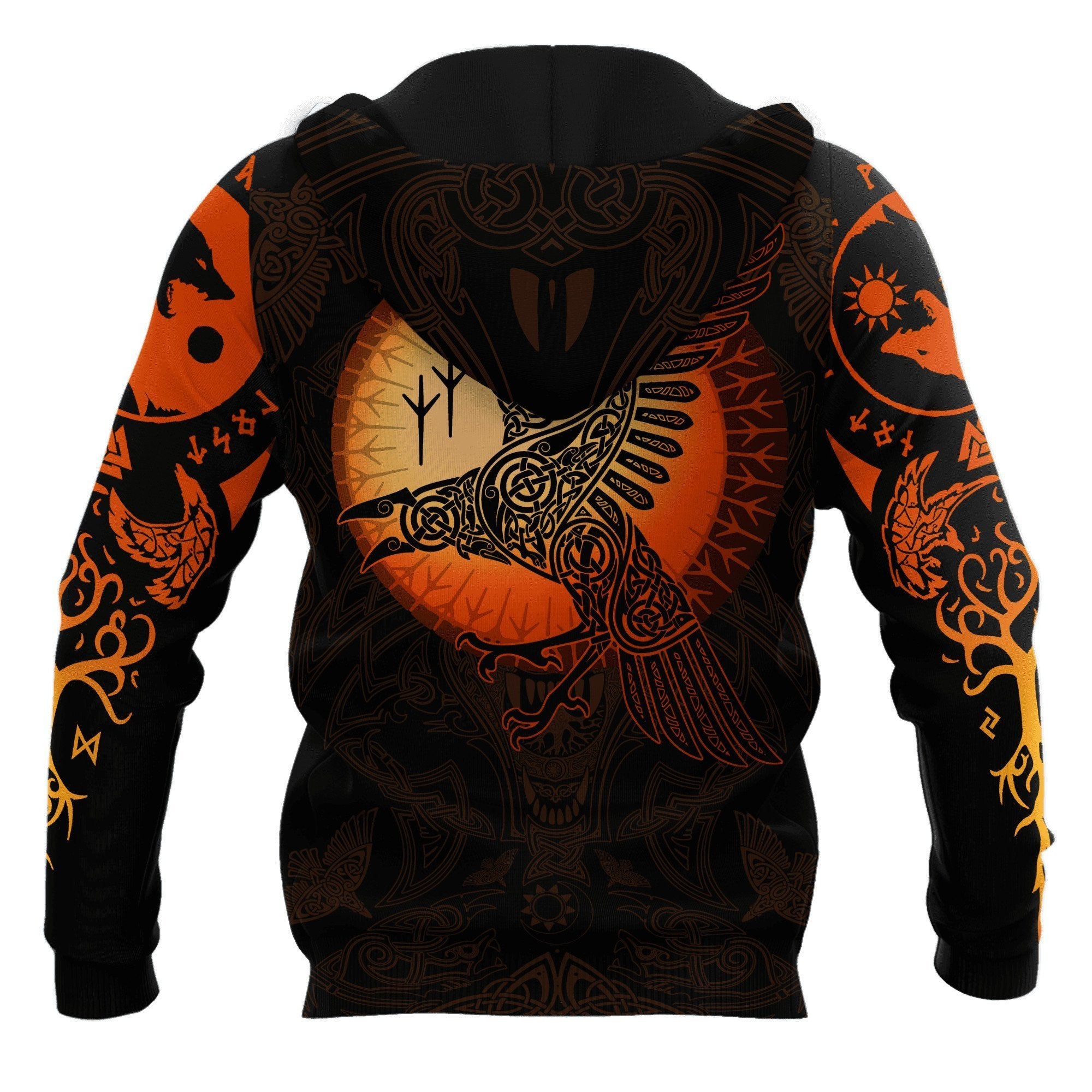 Raven Viking 3D All Over Printed Unisex Shirts - Amaze Style™