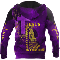 Premium Unisex Hoodie Easter Day Christian Jesus Is My Everything No54 ML - Amaze Style™