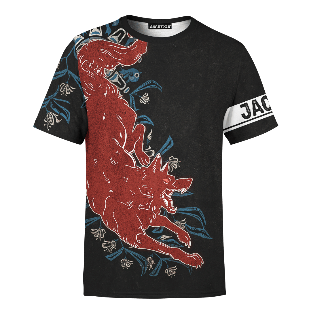 Native Wolf Symbol Native American Pattern Customized 3D All Over Printed Shirt - Am Style Design - Amaze Style™