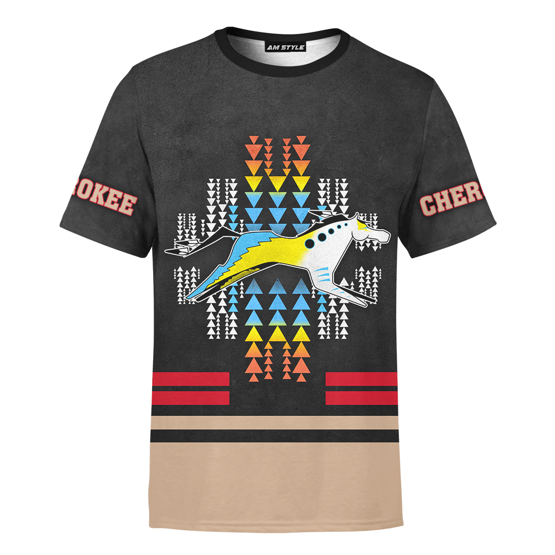 Custom Native American Indian Horse 3D All Over Printed Shirt - AM Style Design - Amaze Style™