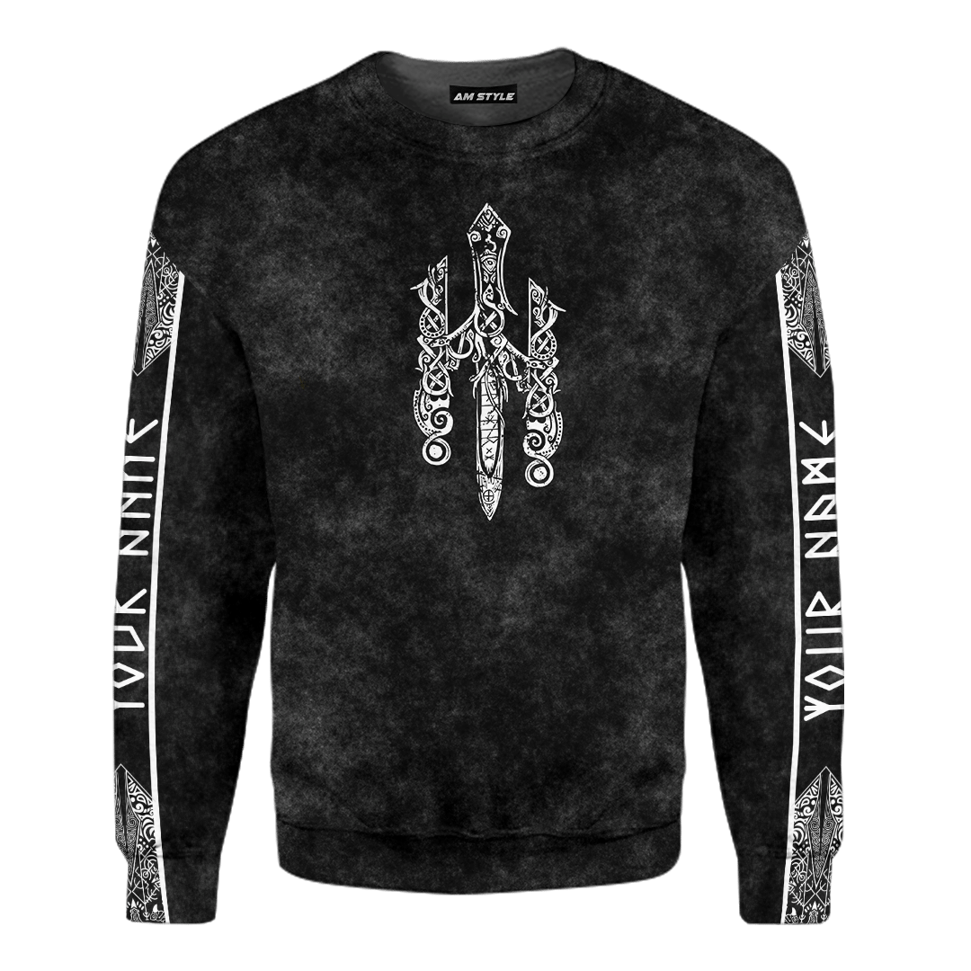 Viking rune tattoo -  Viking Customized 3D All Overprinted Shirts - AM Style Design - Amaze Style™