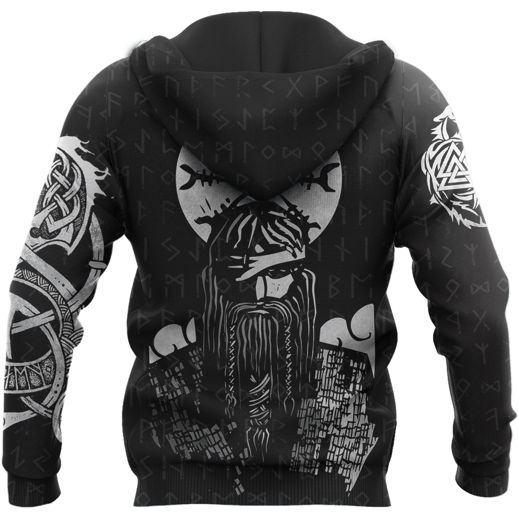 3D All Over Printed Viking Warrior Hoodie - Amaze Style™-Apparel