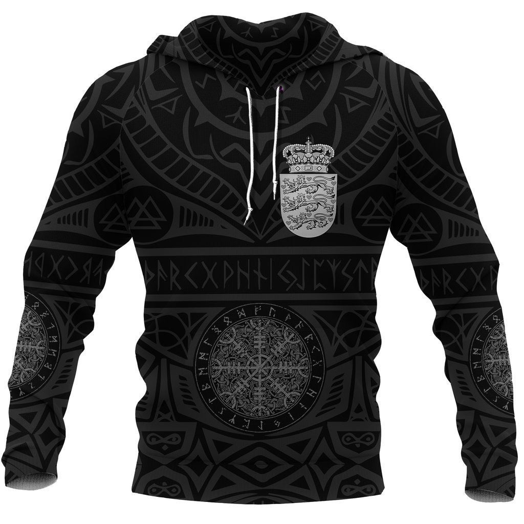 Denmark Vikings Tattoo Hoodie - Amaze Style™