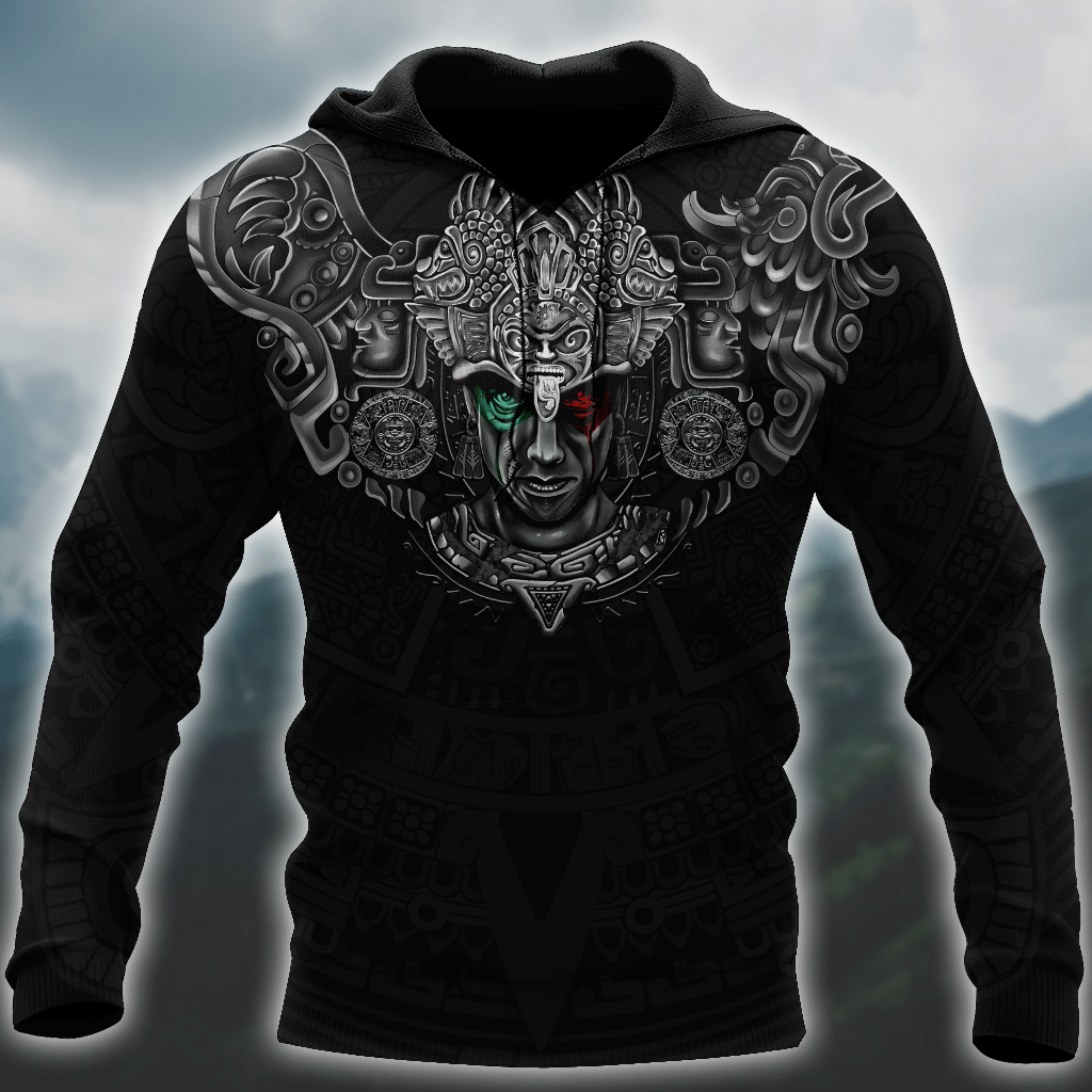 Aztec Warrior 3D All Over Printed Hoodie - Amaze Style™