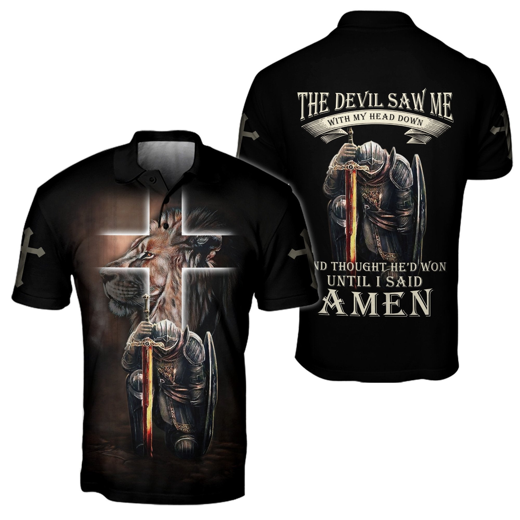 Lion Warrior Jesus 3D All Over Printed Unisex Shirts - Amaze Style™