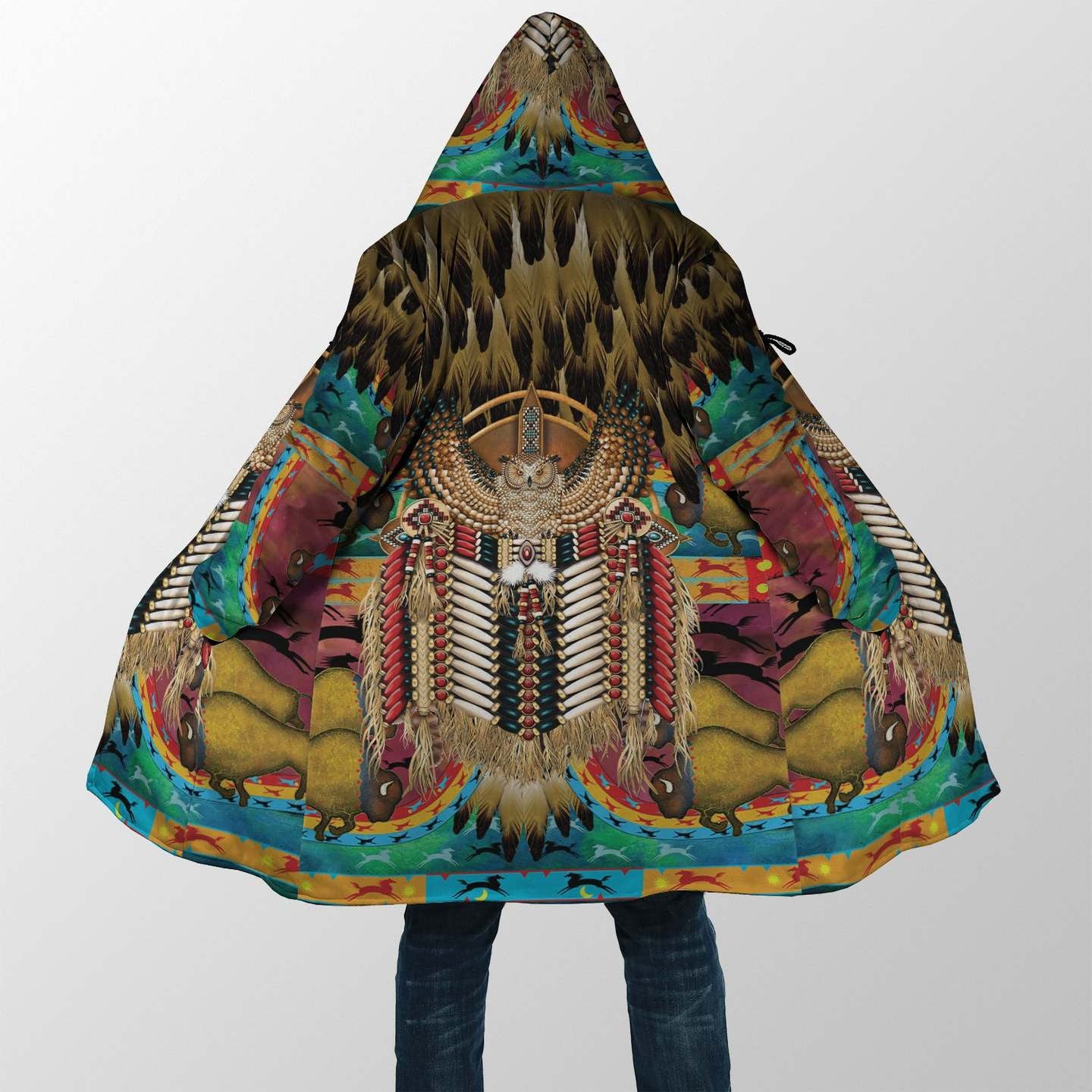 NATIVE FEATHER COLOR COAT MP688 - Amaze Style™-Apparel