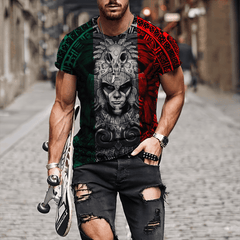 Aztec Warrior Mexico 3D All Over Printed Shirts - Amaze Style™