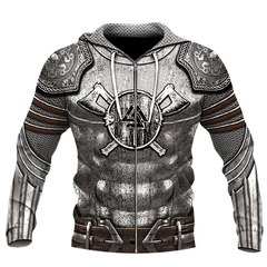 VIKING ARMOR VALKNUT SYMBOL 3D All Over Printed Shirts For Men and Women TT130311 - Amaze Style™-Apparel