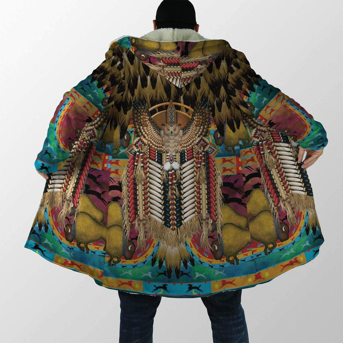 NATIVE FEATHER COLOR COAT MP688 - Amaze Style™-Apparel