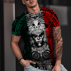 Aztec Warrior Mexico 3D All Over Printed Shirts - Amaze Style™