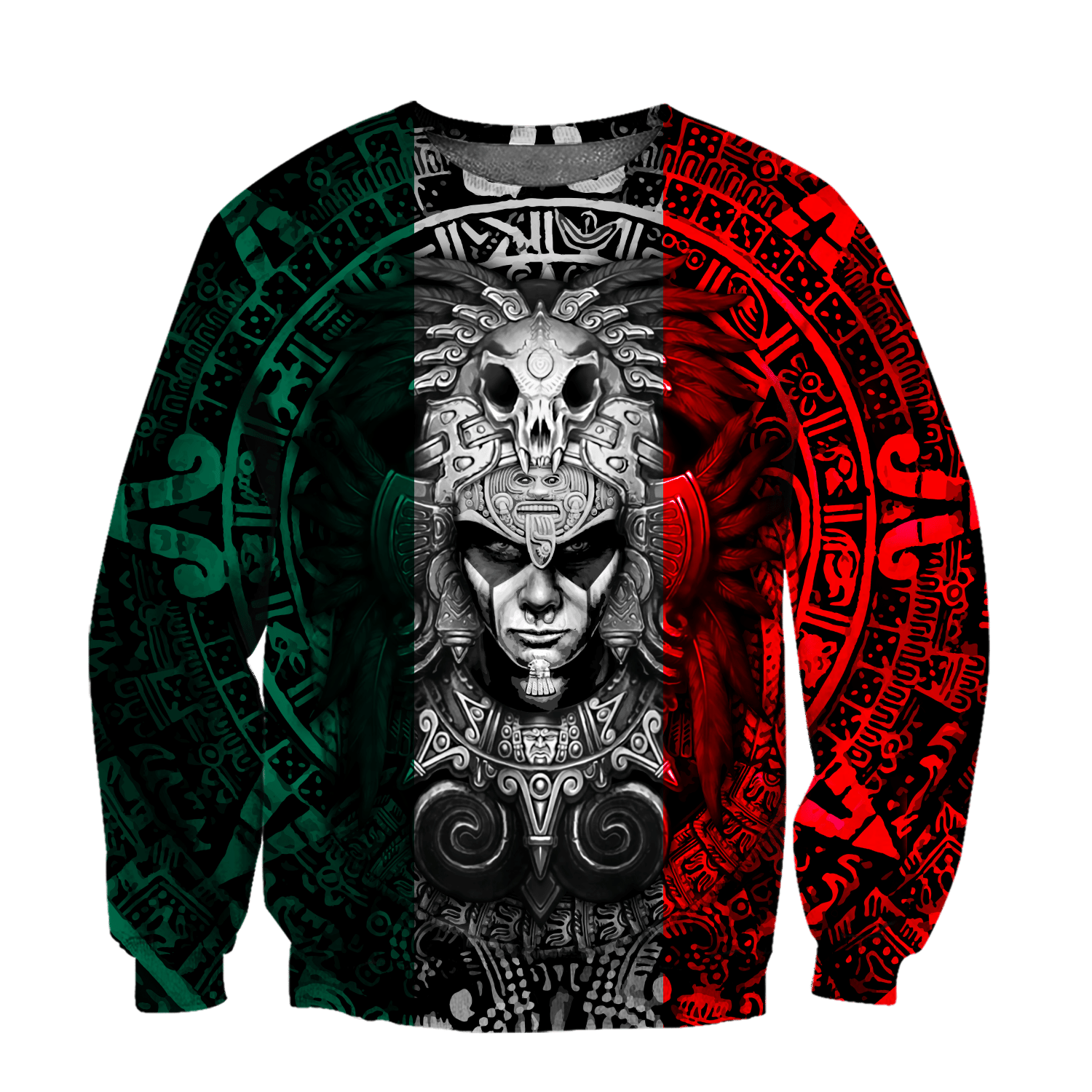 Aztec Warrior Mexico 3D All Over Printed Shirts - Amaze Style™